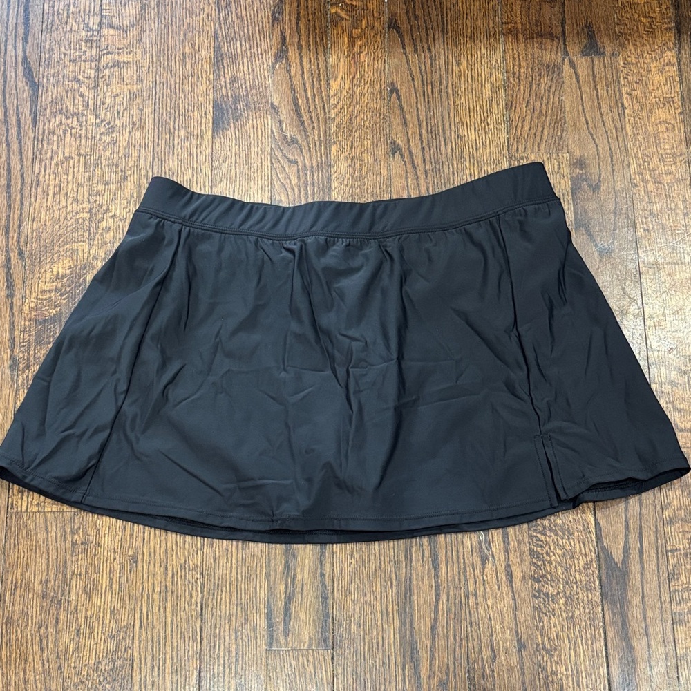 Aqua green Black Women's Swim skort size L